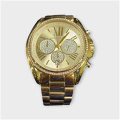 Michael Kors MK6538 Women's Bradshaw Quartz Gold Dial Watch